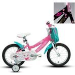 Carraro Moggy 20 Jant Çocuk Bisikleti (Siyah Altın Pembe) - Siyah - Altın - Pembe