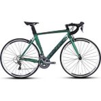 Carraro Race 022 28 Jant 16 Vites Kumpas Fren 54 cm Yol Bisikleti - Mat Mavi, Yeşil, Mor (Bukelamun) - Mavi - Yeşil