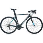 Carraro Race 062 Aero - 28 Jant 22'' 56CM ( L ) Kadro 22 Vites Yol Bisikleti - Mat Siyah Beyaz Turkuaz - Çok Renkli