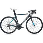 Carraro Race 062 Aero 700C 22-V Kumpas Fren Yol Bisikleti - Mat Siyah-Beyaz-Turkuaz - 54 cm - Mat Siyah - Beyaz - Turkuaz