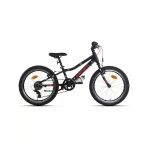Carraro Red Eagle 20 Jant 6 Vites V Fren Çocuk Bisikleti Mat Siyah Kırmızı