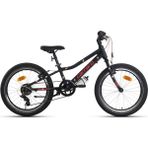 Carraro Red Eagle - 20 Jant Alüminyum Çocuk Bisikleti - Siyah Kırmızı - Siyah - Kırmızı