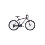 Carraro Speed 240 24" Jant 36 Cm Kadro 21 Vites V Fren Erkek Çocuk Dağ Bisikleti Siyah Kırmızı Mat Siyah - Kırmızı