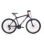 Carraro Speed 240 V Fren 24 Jant 21 Vites 36 cm Mat Siyah Kırmızı Koyu Kırmızı Dağ Bisikleti
