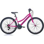 Carraro Speed 242 24 Jant Full Shimano 21 Vites Fuşya Beyaz Kız Çocuk Bisikleti