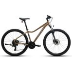 Carraro Speed 721 Kadın Dağ Bisikleti 406H Hd 27.5 Jant 21 Vites Bronz Kahve Gümüş - Çok Renkli