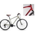 Carraro Sportive 220 406H V 28 Jant 21 Vites Mat Krom Kırmızı Siyah Beyaz Erkek Şehir Bisikleti