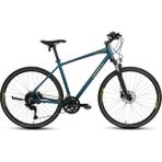 Carraro Sportive 227C Cues 18V 457H Saten Mavi Sarı Siyah Şehir Bisikleti - Mavi - Sarı