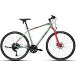 Carraro Sportıve 227C Şehir ve Tur BİSİKLETİ-2026 - 50,8 CM - Mat Yeşil - Siyah - Kırmızı