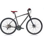 Carraro Sportıve 250 28" 22-V Hd Şehir Bisikleti - Mat Antrasit - Siyah - Kırmızı - 46