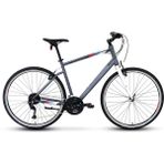 Carraro Sportive 327 V Fren 27 Vites 28 Jant 40 Kadro Mat Antrasit Gümüş Mavi Şehir Bisikleti