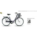 Carraro Tiffany 7.0 28"Jant 50 Cm 7 Vites Kontra Fren Şehir Bisikleti Mat Siyah Hardal (Bukalemun)