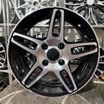Carre 15 inç 4x108 Fiesta Courier Uyumlu Siyah Elmas Kesim Jant Modeli (4 Adet)