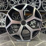 Carre 16 inç 5x112 Golf Caddy Jetta Siyah Elmas Kesim Jant Modeli (4 Adet)