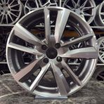 Carre 17 inç 4x100 Clio İcon Gun Metal Elmas Kesim Jant Modeli (4 Adet)