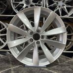 Carre 18 inç 5x100 Lugano Polo İbiza Fabia Taigo Egea Doblo Uyumlu Gümüş Jant Modeli (4 Adet)