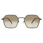 Carrera Erkek Güneş Gözlüğü - Geometrik Mat Siyah Metal Çerçeve Kahverengi Degrade Cam %100 Uv Koruma Carrera 334/S 0003