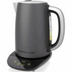 Carrera No:451 Siyah-Gri 1.7 lt 2200 W Dijital Isı Ayarlı Kettle