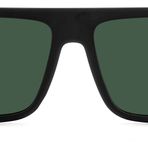 Carrera Unisex güneş gözlükleri, Mat Siyah/Gri Yeşil Gölgeli, 58