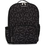 Carry Bliss Lightpack Antibakteriyel Astarlı Çok Gözlü Hafif Anne Bebek Sırt Çantası - Black geo