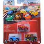 Cars Disney Pixar Cars - Üçlü Mini Racers - Lightning Mcqueen & Sally & Mater JLK47