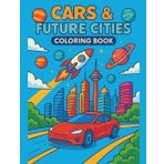 Cars & Future Cities: A Coloring Book of Tomorrow’s World for Kids: Explore Futuristic Vehicles, Sky-High Buildings & Imaginative Technology – 50 Bold Black-and-White Pages for Creative Kids Ages 4–8