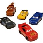 Cars Şimşek Mcqueen 5'li Plastik Araba Seti Mater, Doc Hudson, Finn Mcrocket