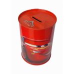 Cars Şimşek Mcqueen Metal Kumbara Orta Boy Orjinal Lisanslı 1 Adet Arabalar Kırmızı Kumbara Teneke