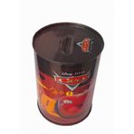 Cars Şimşek Mcqueen Metal Kumbara Orta Boy Orjinal Lisanslı 1 Adet Arabalar Siyah Kumbara Teneke