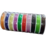 Çarşı Shop Esnek Lastik Renkli Misina 10 Adet 0,8 mm .renkli Esnek Lastik Misina.
