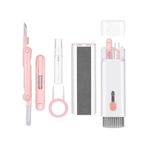 Çarşıbu 7-in-1 Elektronik Temizleme Kiti Mekanik Klavye Fırçası ve Tuş Sökücü AirPods Uyumlu Temizlik Kalemi Ekran Temizleyici Sprey ve Mikrofiber Bez - Laptop, PC, MacBook, iPhone, Kamera Bakım Seti
