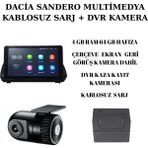 CarSmarT Dacia Sandero 2021 -202 6-64 GB + Kablosuz Sarj + Dvr Kaza Kayıt Android Carplay Multimedya