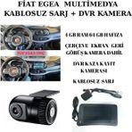 CarSmarT Fiat Egea 2015/202 6-64 GB + Kablosuz Sarj + Dvr Kaza Kayıt Android Carplay Multimedya