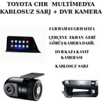 CarSmarT Toyota Chr 2016 -202 6-64 GB + Kablosuz Sarj + Dvr Kaza Kayıt Android Carplay Multimedya