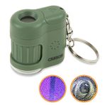 Carson MM-280G Micro Mini Yeşil Cep Mikroskobu Anahtarlık