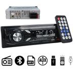 Carstar Cs-107 7 Renkli Çift Usb/Sd/Fm/Aux/Bluetooth Kumandalı 4X60 Watt Oto Teyp