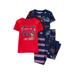 Carter's 1O830910 Karışık Renkli Erkek Bebek 4'lü Pijama Set