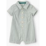 Carter's Erkek Bebek Çizgili Gömlek Tulum Yeşil 9 Ay Casual Stil Düğme Detaylı Tasarım
