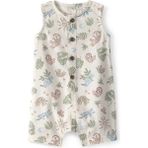Carter's Erkek Bebek Kısa Tulum 3 Ay-24 Ay Çok Renkli - Bej - 2 Yaş