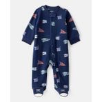 Carter's Erkek Bebek Polar Tulum CTR-1T611710 - Mavi - 3 Ay