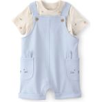Carter's Erkek Bebek Salopet Set 3 Ay-24 Ay Mavi - 6 Ay