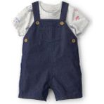 Carter's Erkek Bebek Salopet Set 3 Ay-24 Ay Mavi - 9 Ay