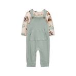 Carter's Erkek Bebek Yeşil Salopet Set