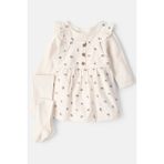 Carter's Kız Bebek Ekru Salopet Set - 18 - 24 Ay