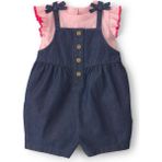 Carter's Kız Bebek Salopet Set 3 Ay-24 Ay Mavi - 12 Ay