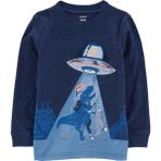 Carter's Küçük Erkek Çocuk Sweatshirt Lacivert - 5 Yaş