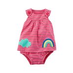Carter's Pembe Kız Bebek Tulum