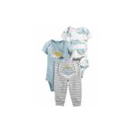 Carter's Renkli Layette Bebek 3'lü Set