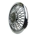 Cartex Telli 13" İnç Jant Kapağı Kırılmaz ABS Krom Paslanmaz 4'lü (TAKIM OLARAK)