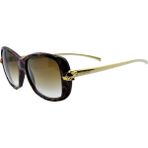 Cartier Panthere De Havana Red Black Gold Cartier Cat Eye Havana Kırmızı Siyah Altın Kahverengi Güneş Gözlüğü T8201060 - Altın - Kırmızı